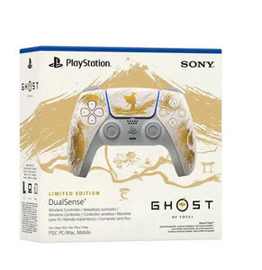 دسته بازی Dualsense طرح Ghost of yotei برای PS5 – طلایی